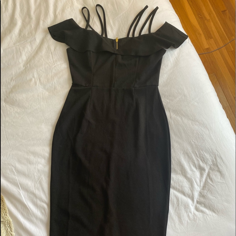 2/$15🌺 Black, Strappy Dress - Haute Monde Size M